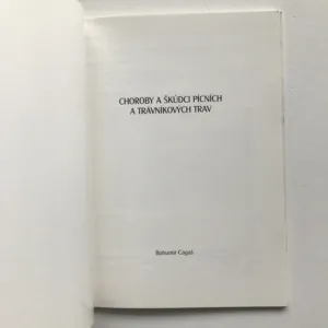 Choroby a škůdci pícních a trávníkových trav, Bohumír Cagaš