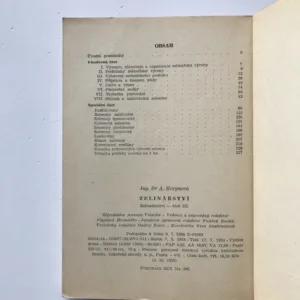 Zelinářství (Zahradnictví – část III), Anna Horynová