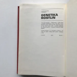 Genetika rostlin, Antonín Kováčik, kolektiv autorů