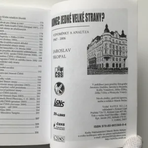 Konec jedné velké strany? (Vzpomínky a analýza 1967-2006), Jaroslav Skopal