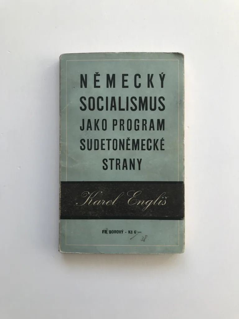 Německý socialismus jako program sudetoněmecké strany, Karel Engliš