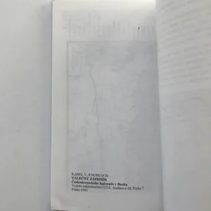 Válečný zápisník československého legionáře v Rusku, Karel V. Knobloch