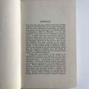 Recent Revelations of European Diplomacy, George Peabody Gooch