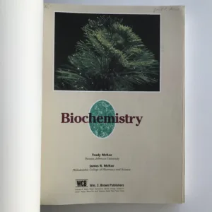 Biochemistry (An Introduction), Trudy McKee, James R. McKee