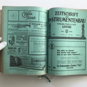 Zeitschrift für Instrumentenbau 1929-1935 (Neúplné)