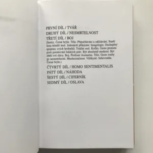 Nesmrtelnost, Milan Kundera