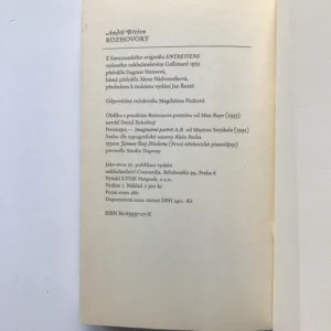 André Breton – Rozhovory (1913-1952), André Parinaud, kolektiv autorů