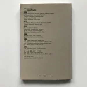 Člověk a struktury (Kapitoly z neostrukturální poetiky a estetiky), Květoslav Chvatík