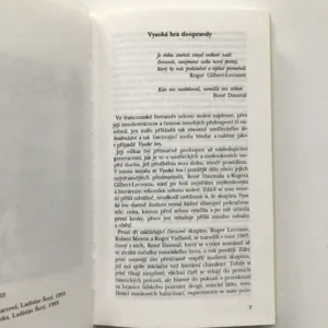 Vysoká hra (Le grand jeu), Miloslav Topinka, Ladislav Šerý, kolektiv autorů