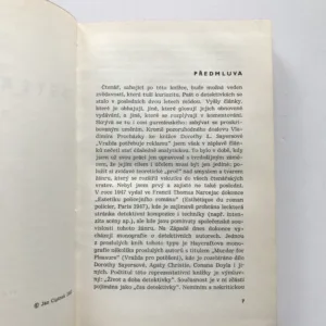 Umění detektivky (O smyslu a povaze detektivky), Jan Cigánek