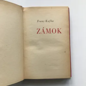 Zámok, Franz Kafka