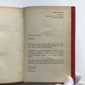 Zámok, Franz Kafka