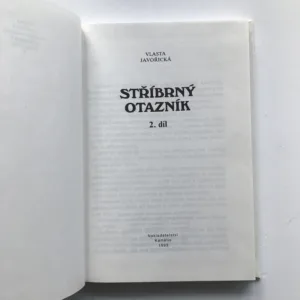 Stříbrný otazník 1+2, Vlasta Javořická