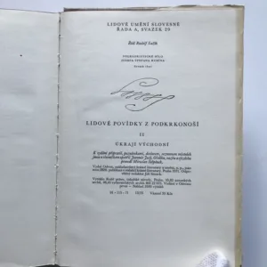 Lidové povídky z Podkrkonoší II (Úkrají východní), Josef Štefan Kubín