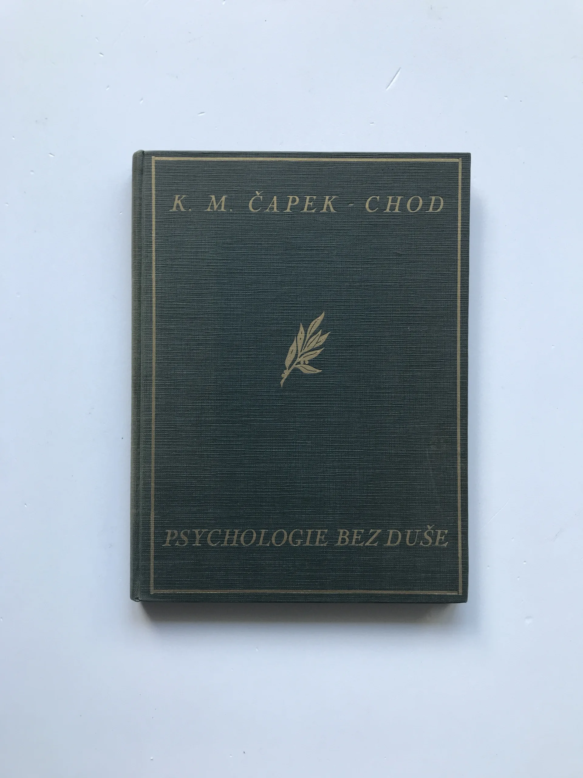 Psychologie bez duše (Bizarerie filosofická), Karel Matěj Čapek-Chod, A. V. Hrska
