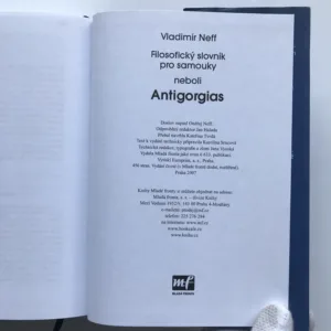 Filosofický slovník pro samouky neboli Antigorgias, Vladimír Neff