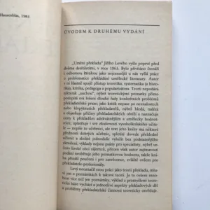 Umění překladu, Jiří Levý