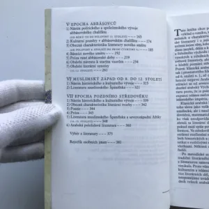 Svět klasické arabské literatury, Jaroslav Oliverius