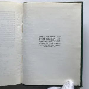 Initiation Pratique a l'Homéopathie, Andre Thibault