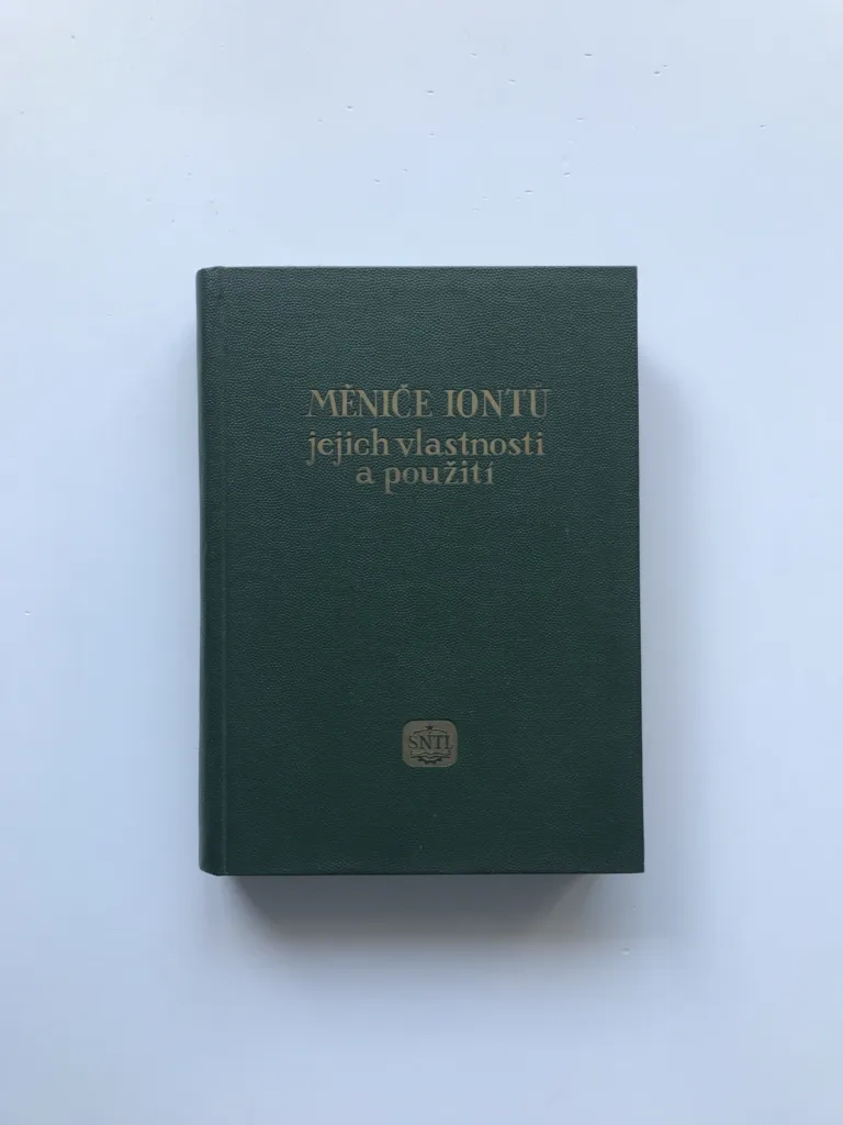 Měniče iontů, jejich vlastnosti a použití, Jaromír Šmíd, kolektiv autorů