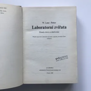 Laboratorní zvířata (Zásady chovu a ošetřování), W. Lane-Petter