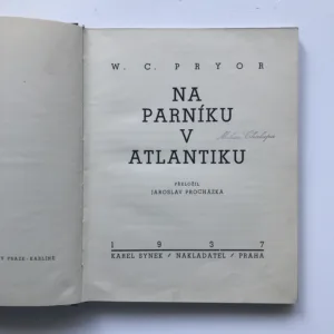 Na parníku v Atlantiku, W. C. Pryor