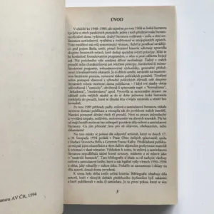 Česká nezávislá literatura v ohlasech (Výběrová bibliografie knih a článků od roku 1990), František Knopp, Jiří Mika, Jan Wiendl