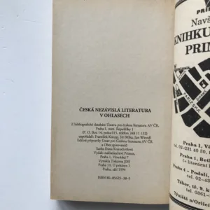 Česká nezávislá literatura v ohlasech (Výběrová bibliografie knih a článků od roku 1990), František Knopp, Jiří Mika, Jan Wiendl