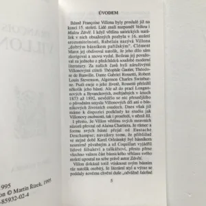 Francois Villon – život básníka, Marcel Schwob