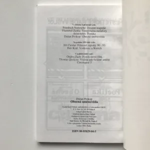 Obecná uměnověda (Stručný přehled a úvod), Dušan Prokop