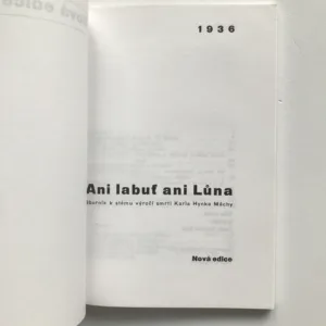 Ani labuť ani Lůna (Sborník k stému výročí smrti Karla Hynka Máchy)