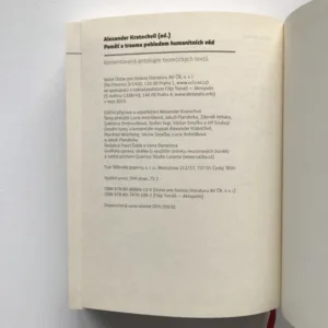 Paměť a trauma pohledem humanitních věd (Komentovaná antologie teoretických textů), Alexander Kratochvil