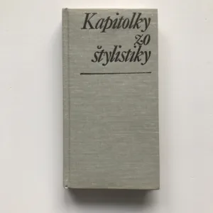 Kapitolky zo štylistiky, Jozef Mistrík