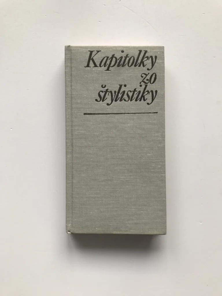 Kapitolky zo štylistiky, Jozef Mistrík