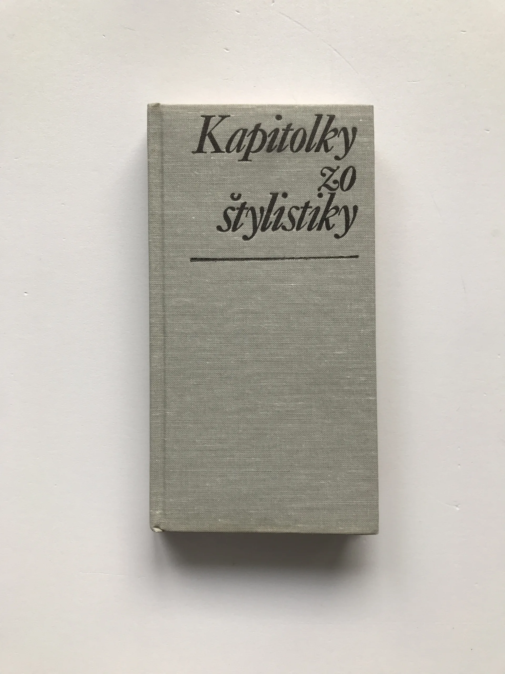 Kapitolky zo štylistiky, Jozef Mistrík