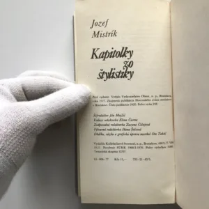 Kapitolky zo štylistiky, Jozef Mistrík