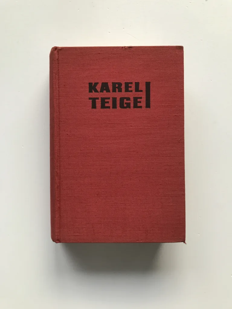 Svět stavby a básně (Studie z dvacátých let), Karel Teige