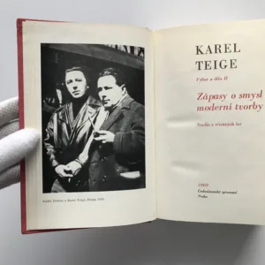 Zápasy o smysl moderní tvorby (Studie z třicátých let), Karel Teige