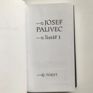 Listář 1, Josef Palivec