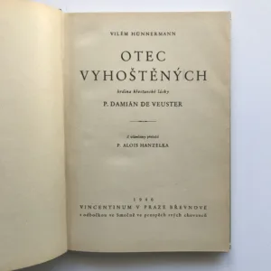 Otec vyhoštěných (Hrdina křesťanské lásky P. Damián de Veuster), Vilém Hünnermann