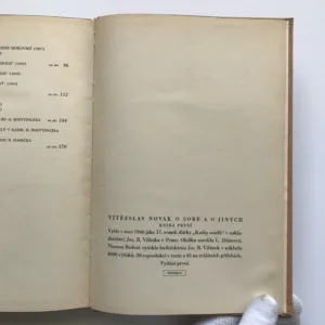 Vítězslav Novák o sobě a o jiných, Vítězslav Novák