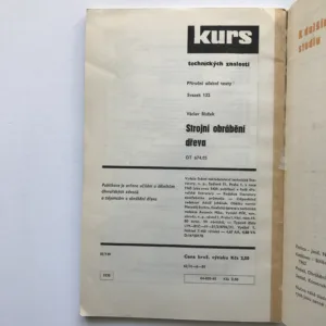 Strojní obrábění dřeva, Václav Blažek