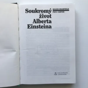 Soukromý život Alberta Einsteina, Roger Highfield, Paul Carter