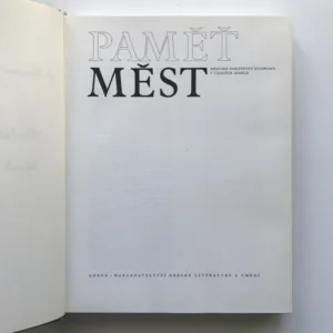 Paměť měst – Městské památkové rezervace v českých zemích, kolektiv autorů