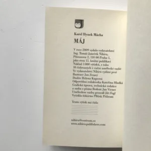 Máj, Karel Hynek Mácha, Jan Zrzavý