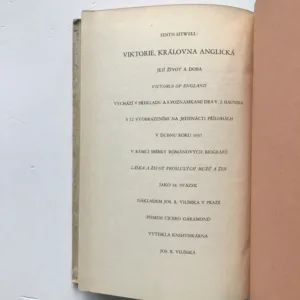 Viktorie, královna anglická – Její život a doba, Edith Sitwell