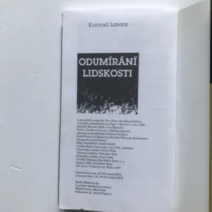 Odumírání lidskosti, Konrad Lorenz