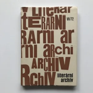 Literární archiv VII/72 (Sborník Památníku národního písemnictví)