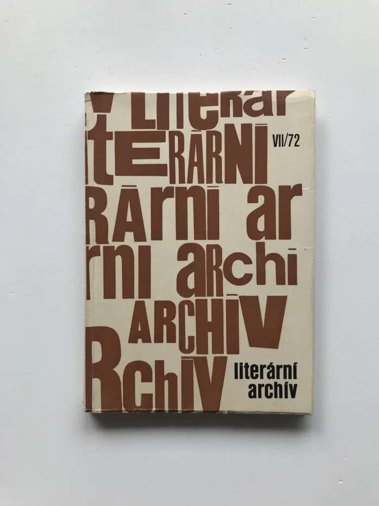 Literární archiv VII/72 (Sborník Památníku národního písemnictví)