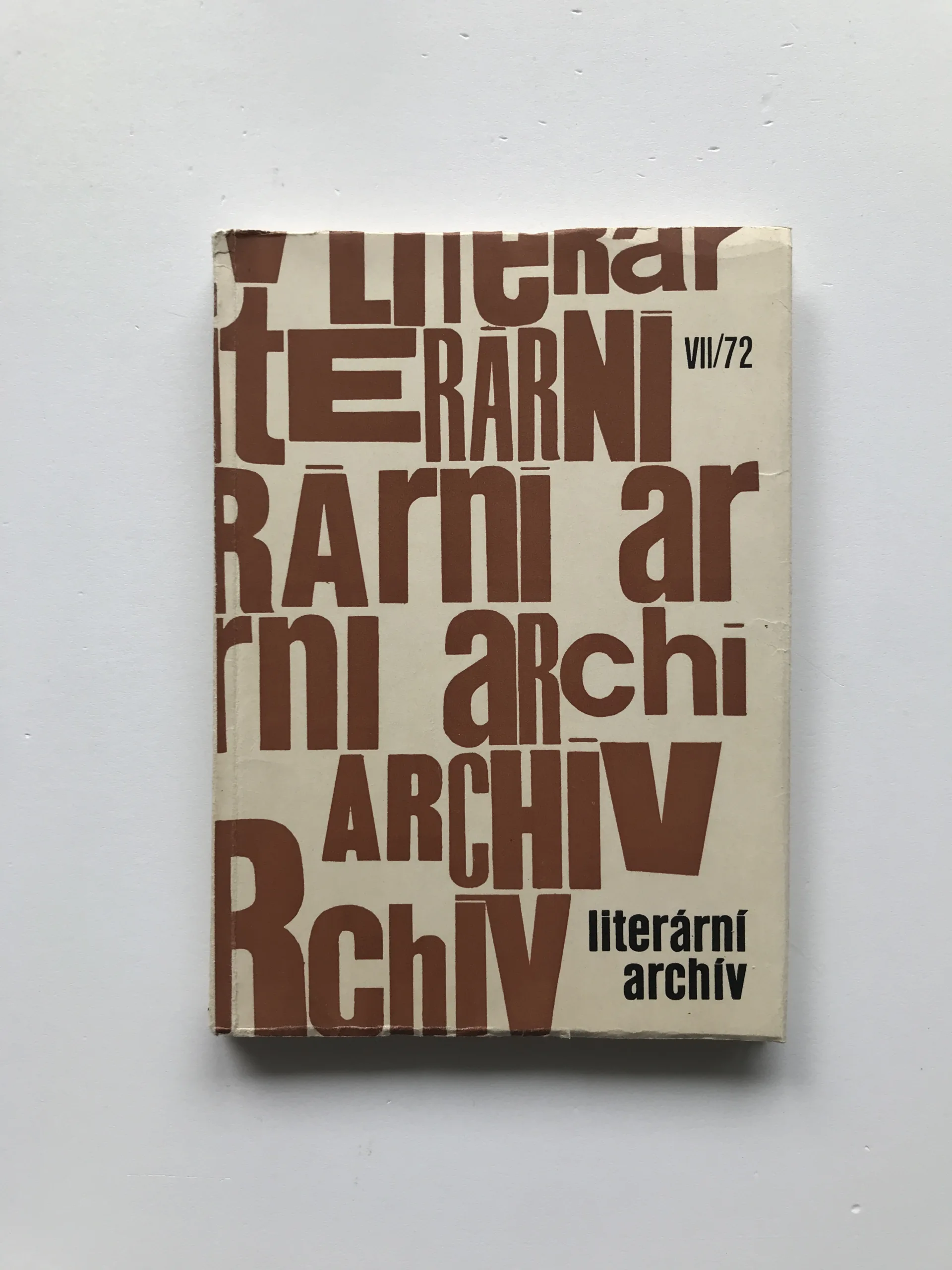 Literární archiv VII/72 (Sborník Památníku národního písemnictví)